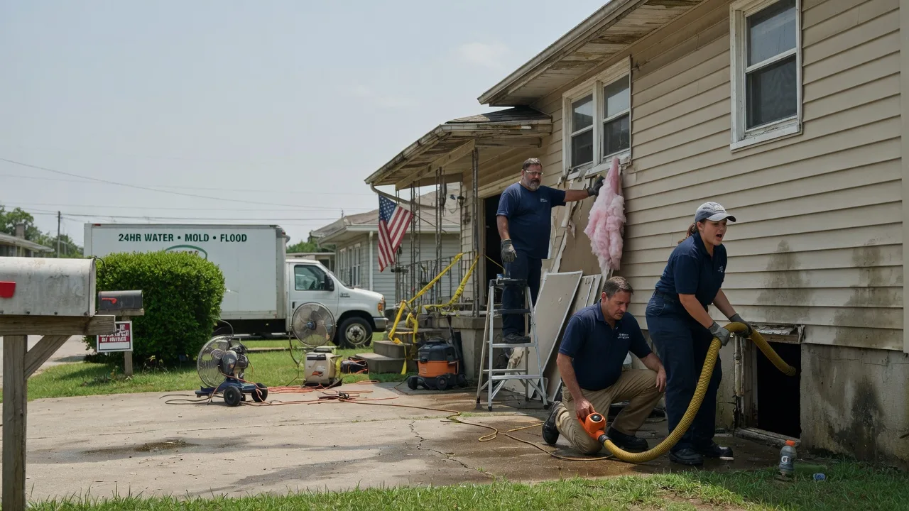 Water Damage Repair in Barnsdall, OK near me